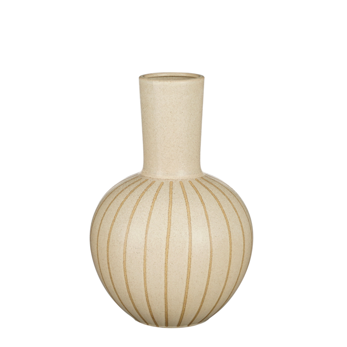 Vaas holm keramiek beige