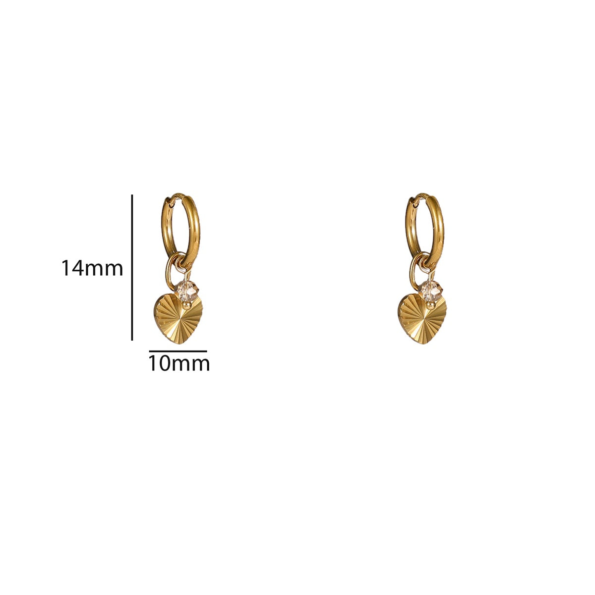 Day&Eve - Heart Bead Hoop