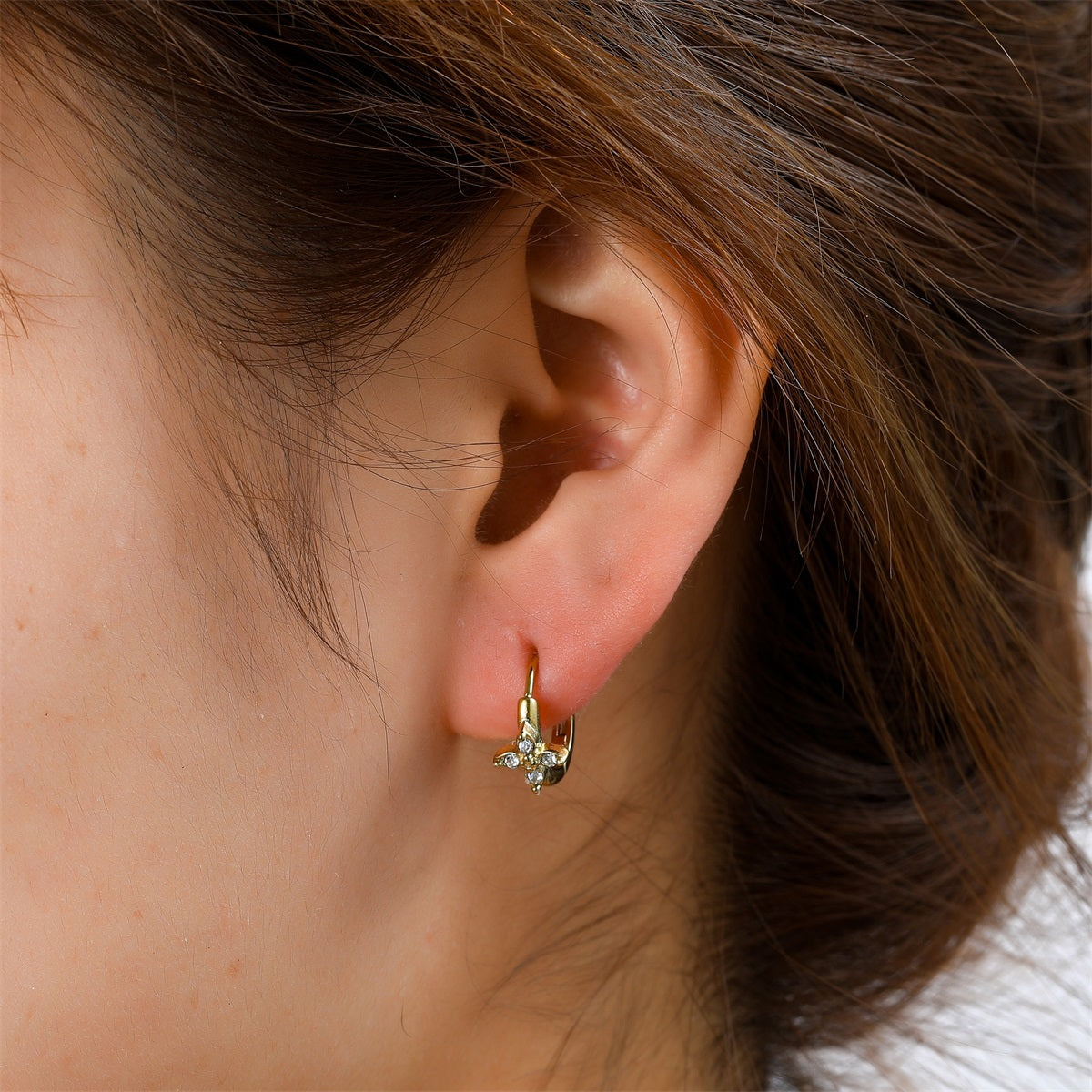 Day&Eve Chrystal Flower Hoop