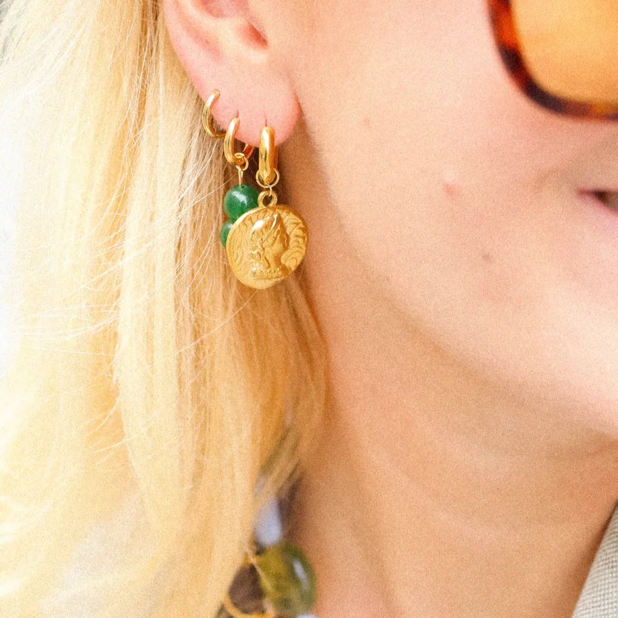 Renaissance Coin oorbel