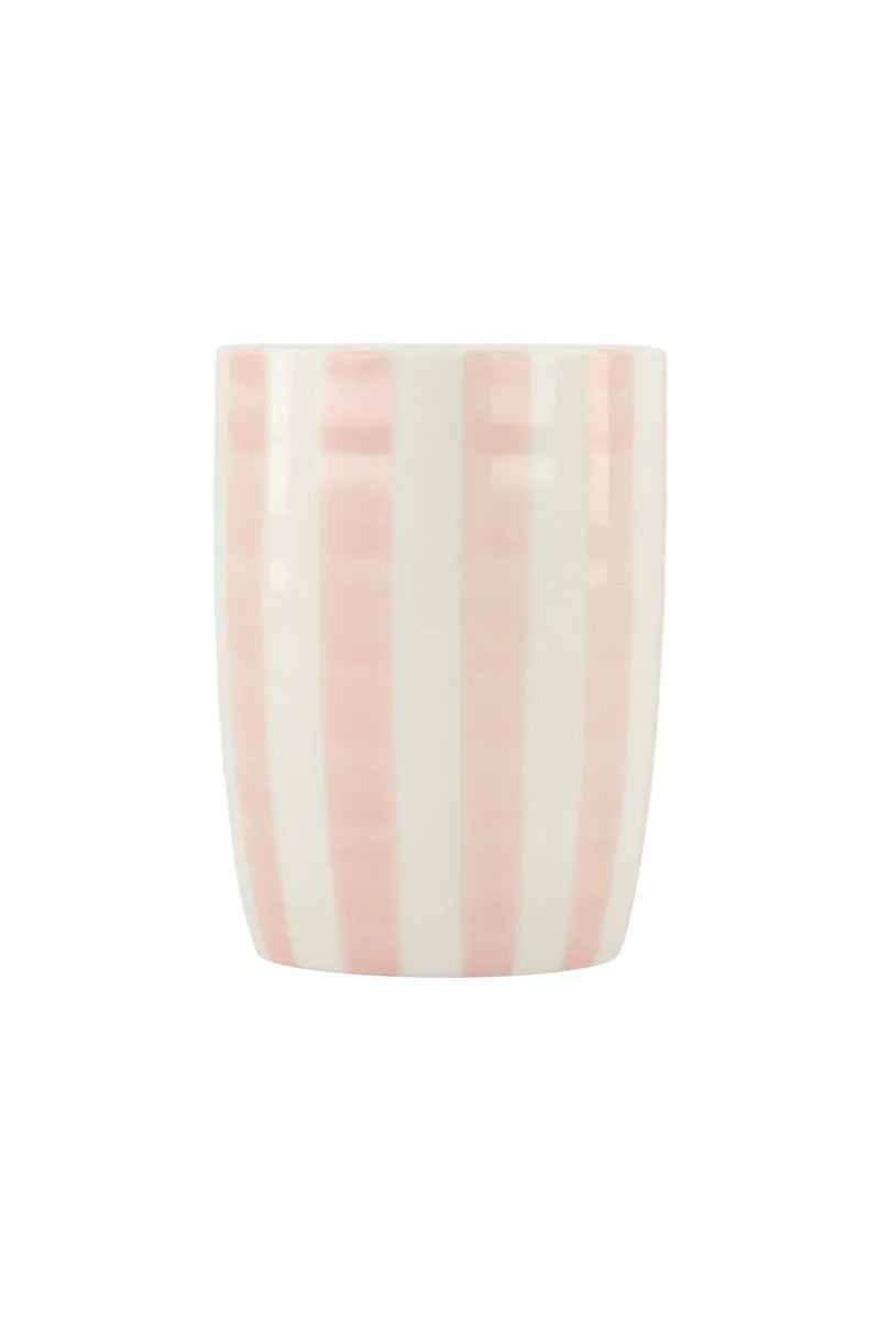 zusss koffiemok streep wit/roze