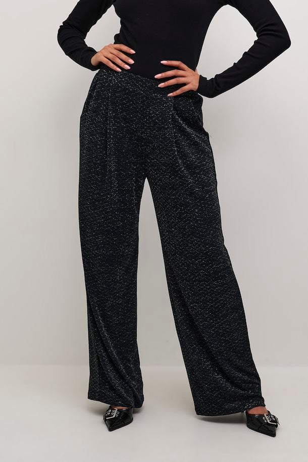 KAellie Broek Black Glitter Jersey