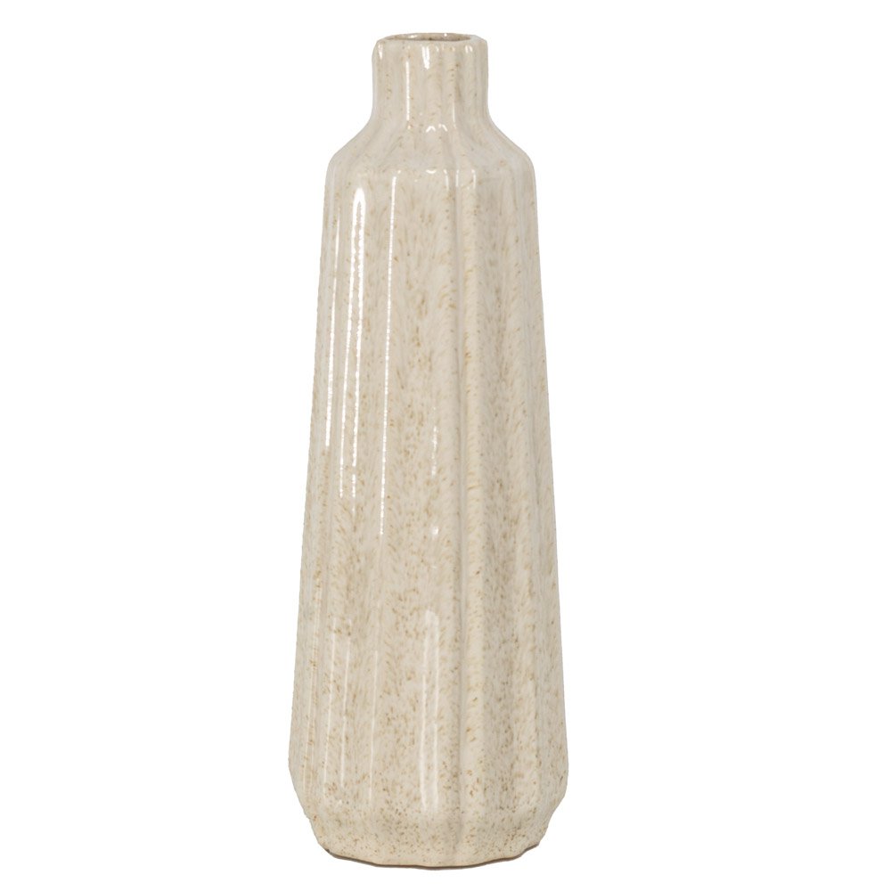 Vaas keramiek sofie beige klein