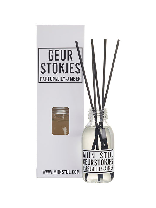 MijnStijl geurstokjes Parfum Lily Amber