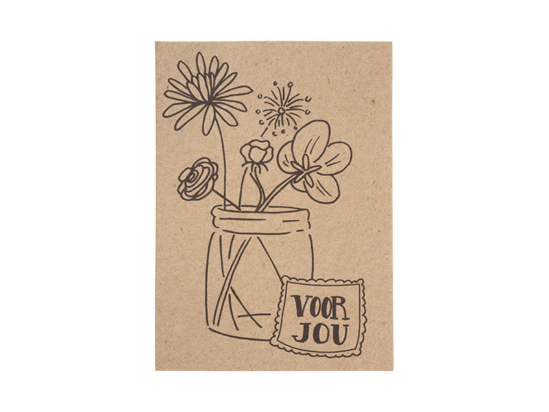 MijnStijl kaart met wilde bloemenmix voor jou