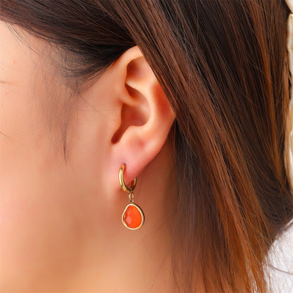 Day&Eve - Big Stone Hoop - Peach