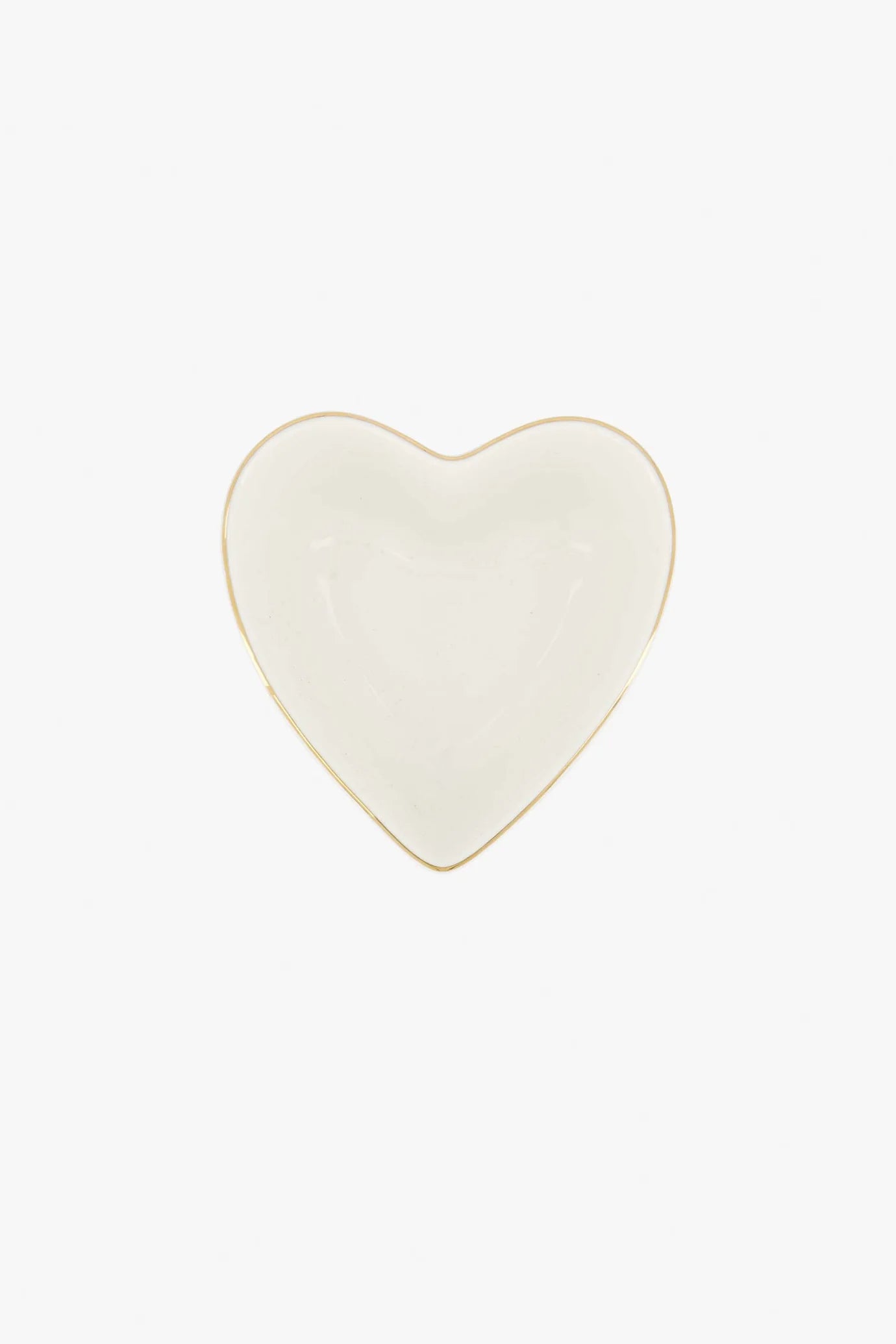 Zusss dipschaaltje goud hartje wit/goud
