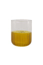 Zusss drinkglas liefs transparant/oker