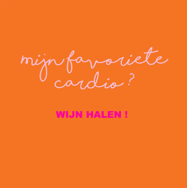 Forex tegeltje mijn favoriete cardio is wijn halen