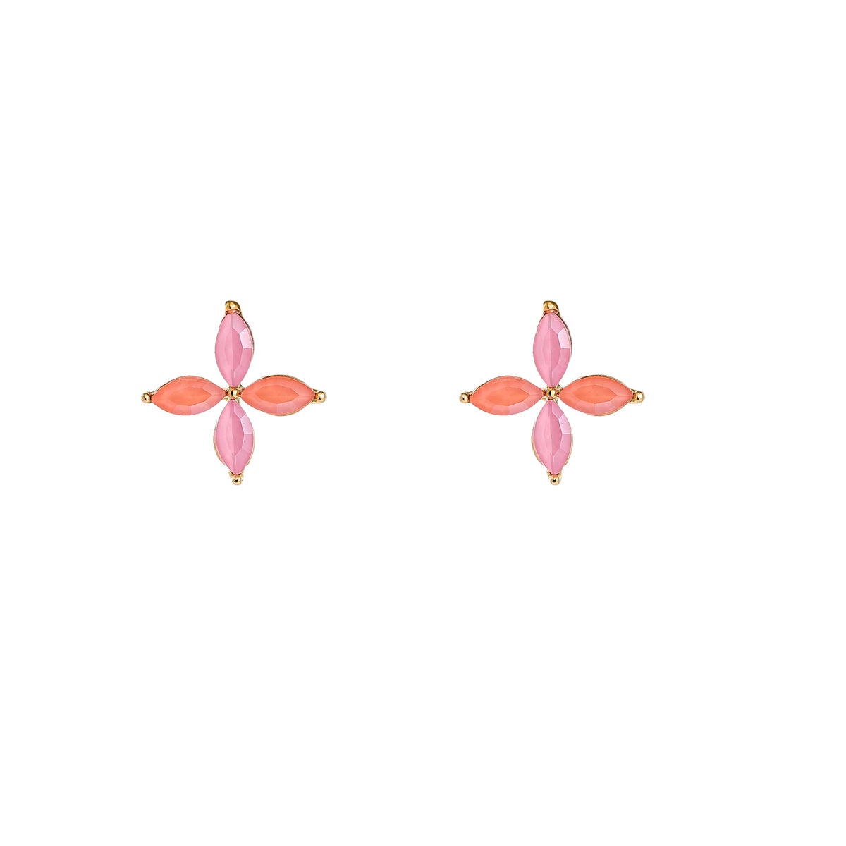 Day&Eve Fine Flower Stud Pink