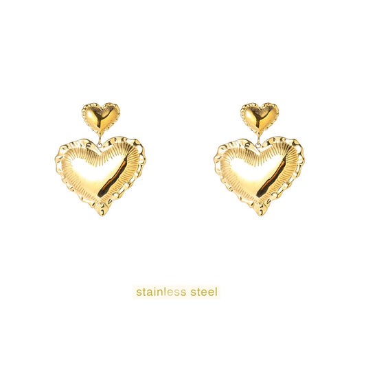 Day&Eve 2 Bold Hearts Dangle
