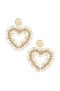 Love all the way oorbellen beige