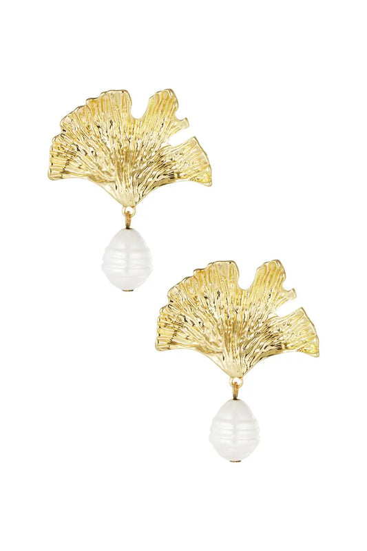 Pearl essence oorbellen