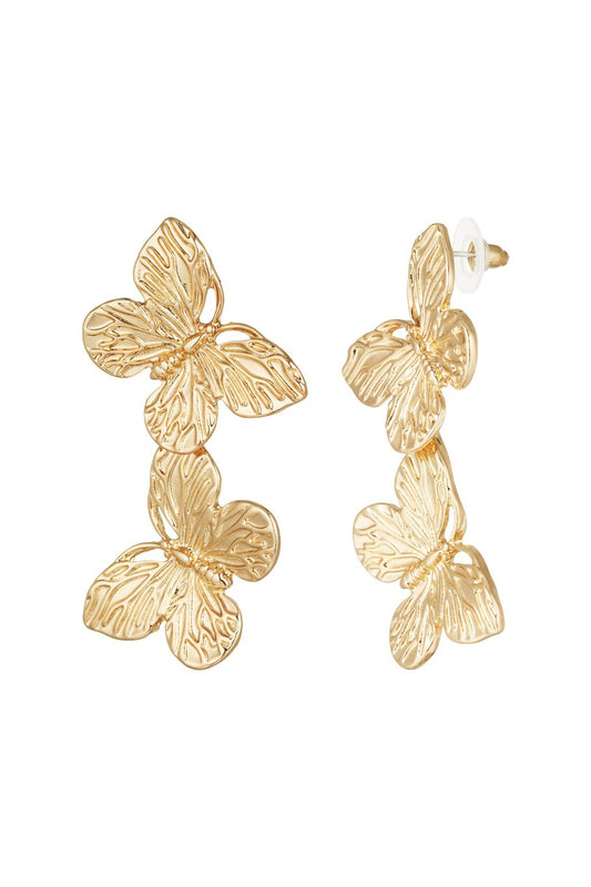 Delicate wings oorbellen