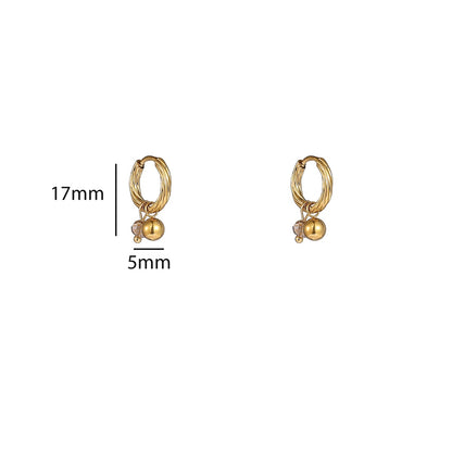Day&Eve - Small Stone+Ball Hoop