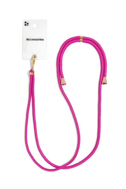 Telefoonkoord roze