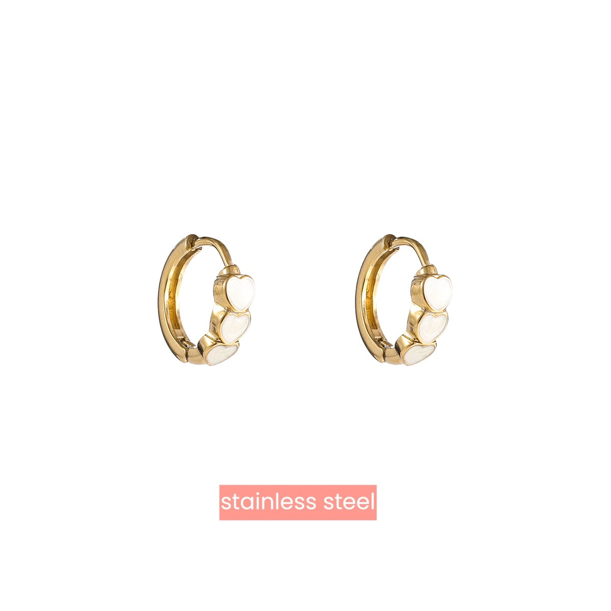 Day&Eve Pearly Heart Hoop