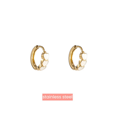 Day&Eve Pearly Heart Hoop