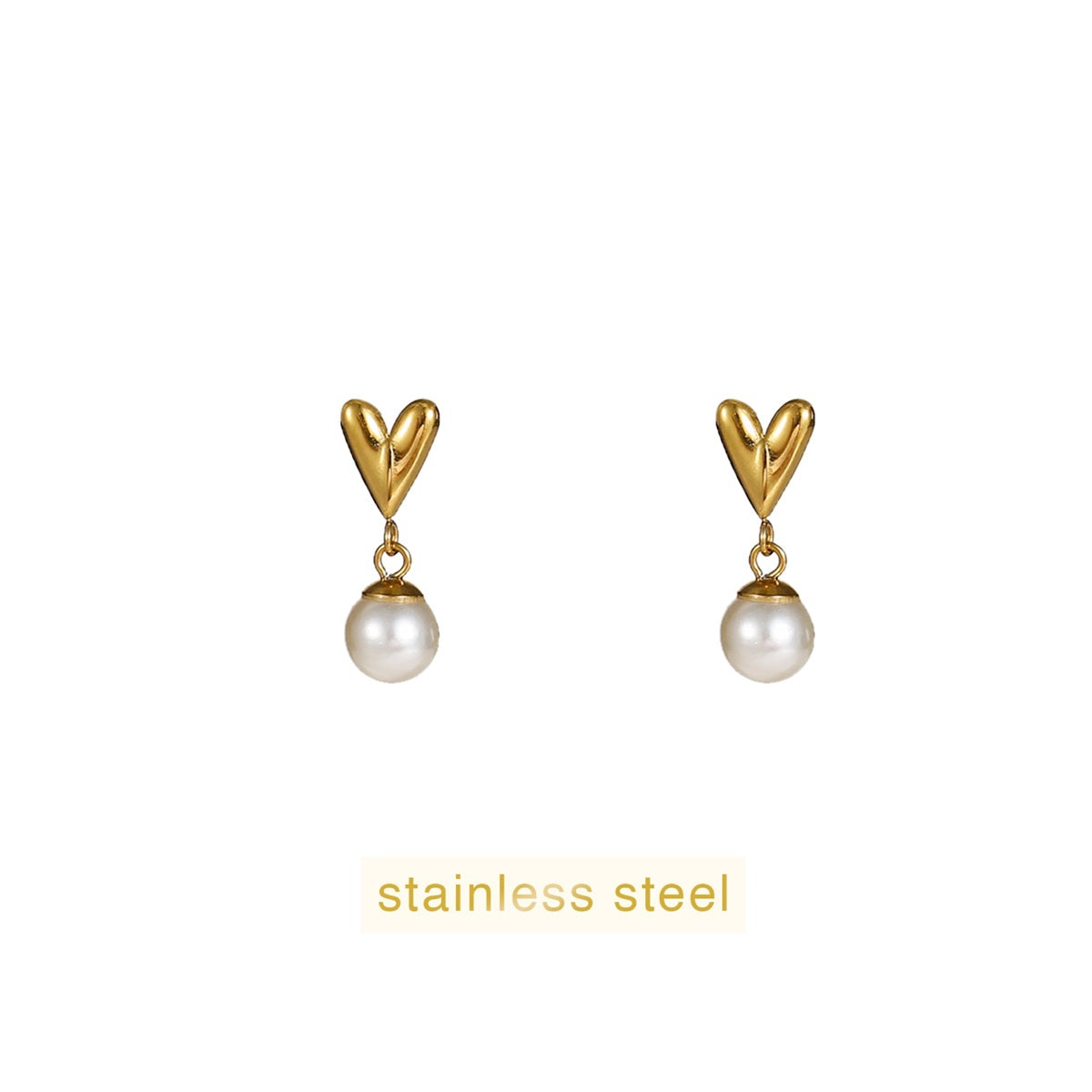 Day&Eve - Pearly Heart Stud
