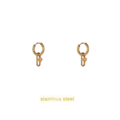 Day&Eve Stone+Link Hoop - Orange