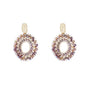 Day&Eve Flower Oval Drop - Champagne