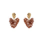 Day&Eve Small Beads Heart - Brown