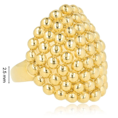 Statement Ring met Bolletjes • 15 mm