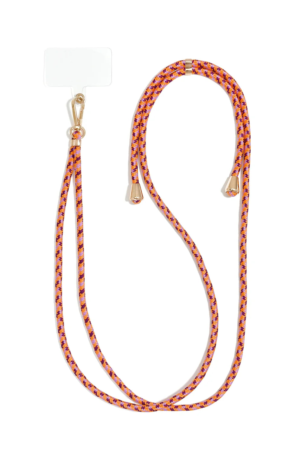 Telefoonkoord oranje-lila-plum