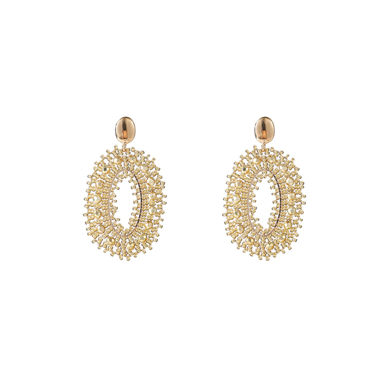 Day&Eve Lace Beads Oval - Champagne