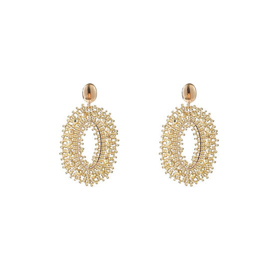 Day&Eve Lace Beads Oval - Champagne