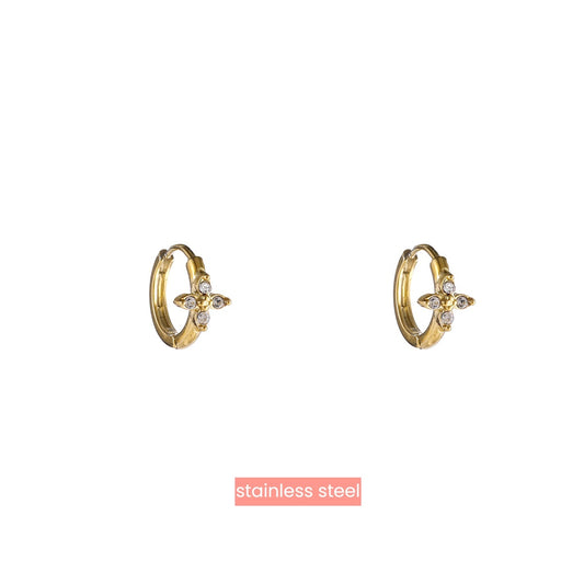 Day&Eve Chrystal Flower Hoop