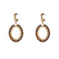 Day&Eve Oval Dangle - Brown