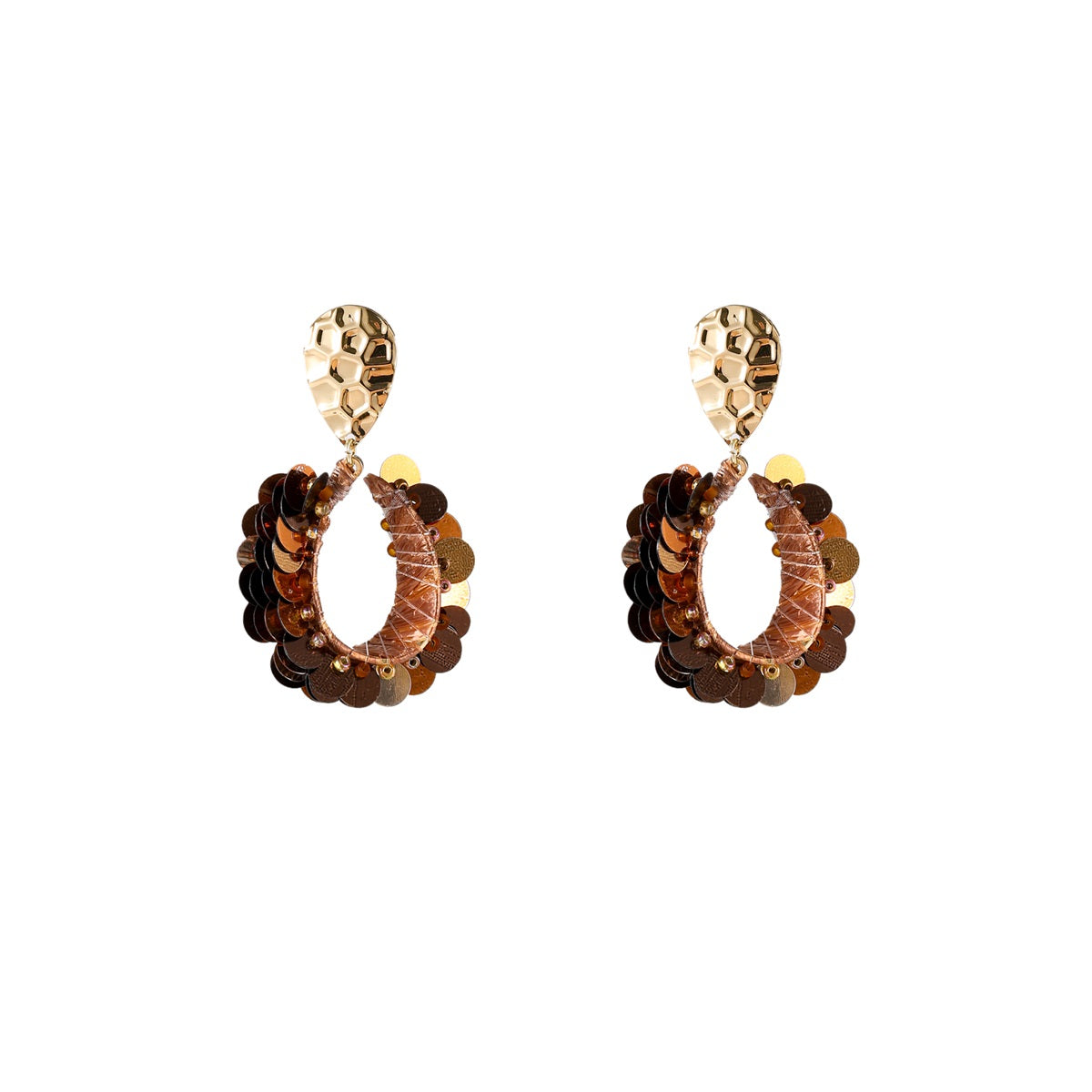 Day&Eve Sequin Dangle - Brown