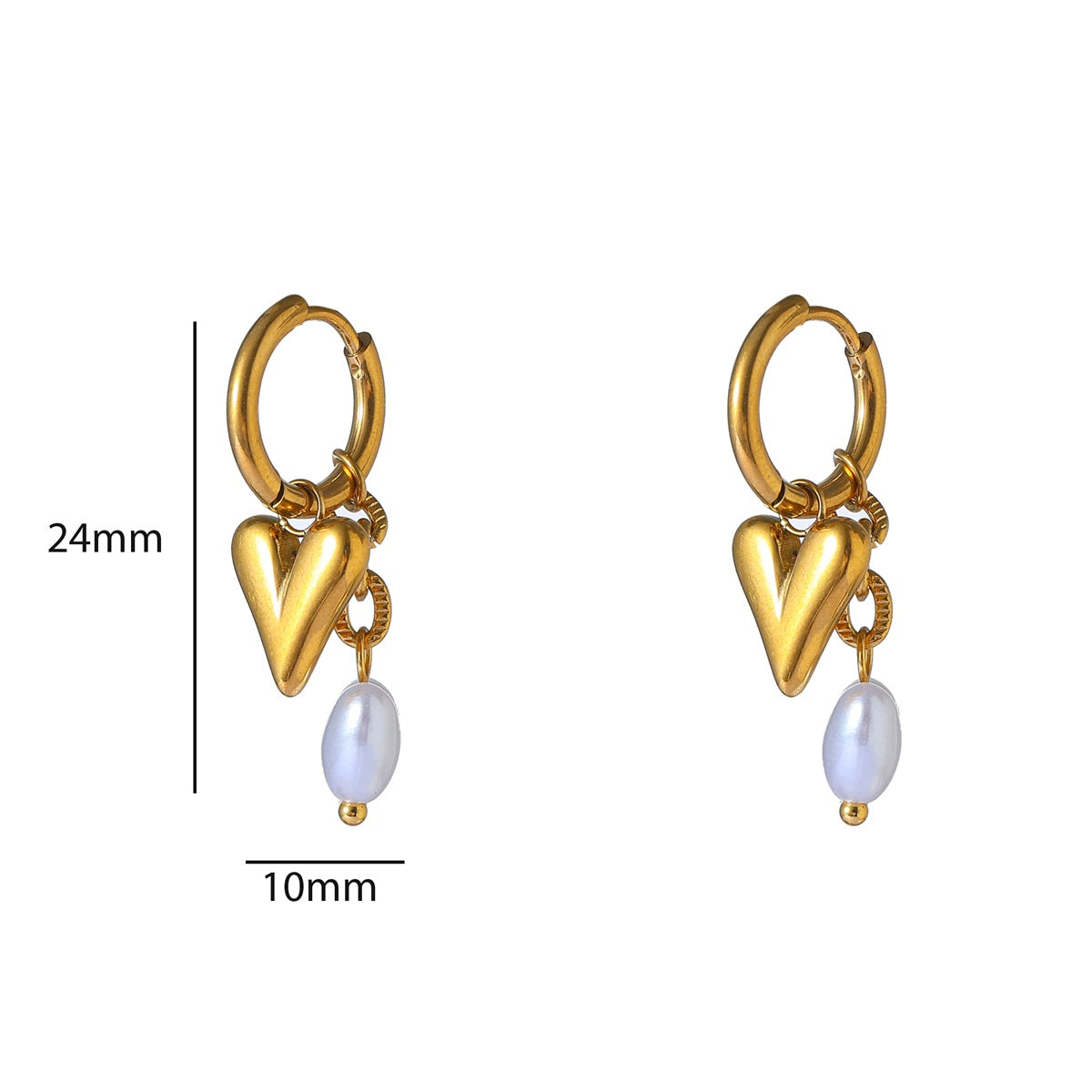 Day&Eve - Double Hearts Hoop