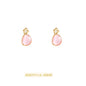 Day&Eve Flower Stone Stud - Pink