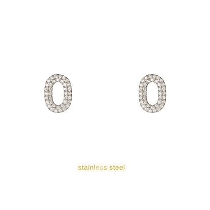 Day&Eve - Oval Sprakle Stud