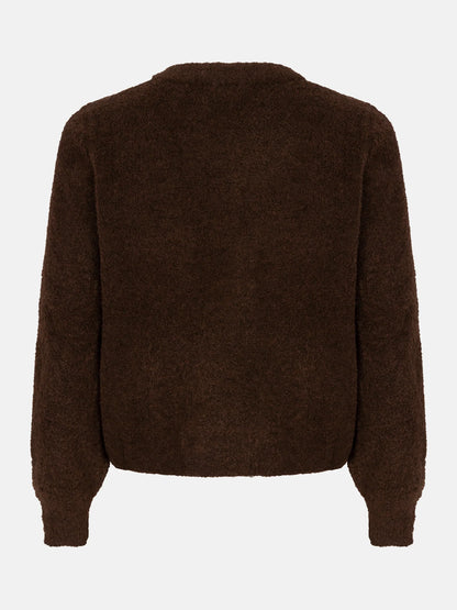 Cardigan Eden | Dark brown