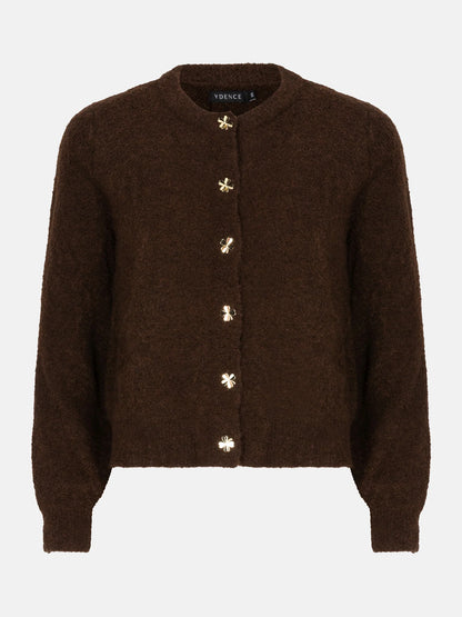 Cardigan Eden | Dark brown