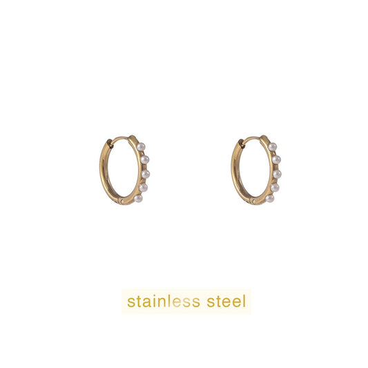 Day&Eve Pearl Hoop - 15 mm