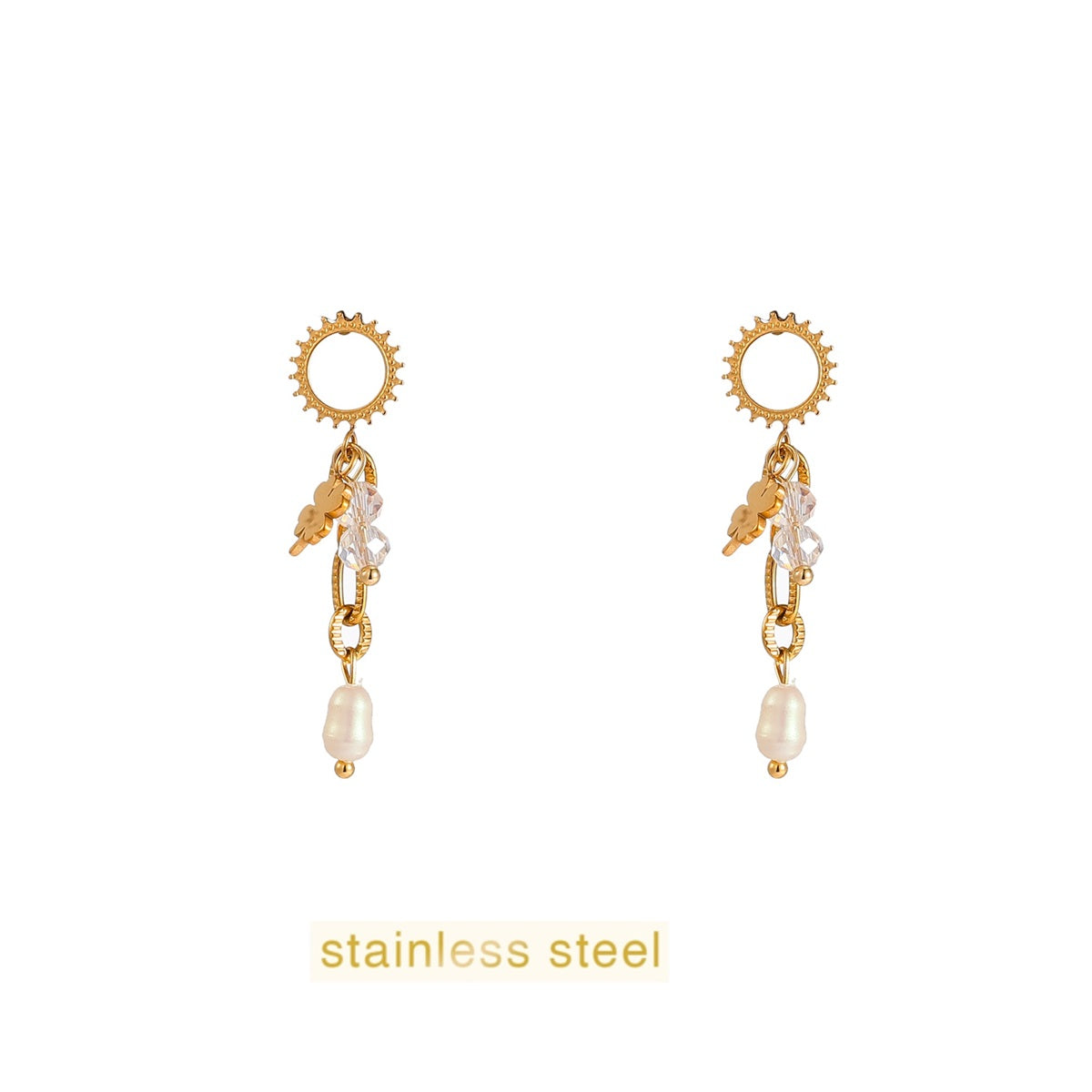 Day&Eve - Stone Dangle Stud - Crystal