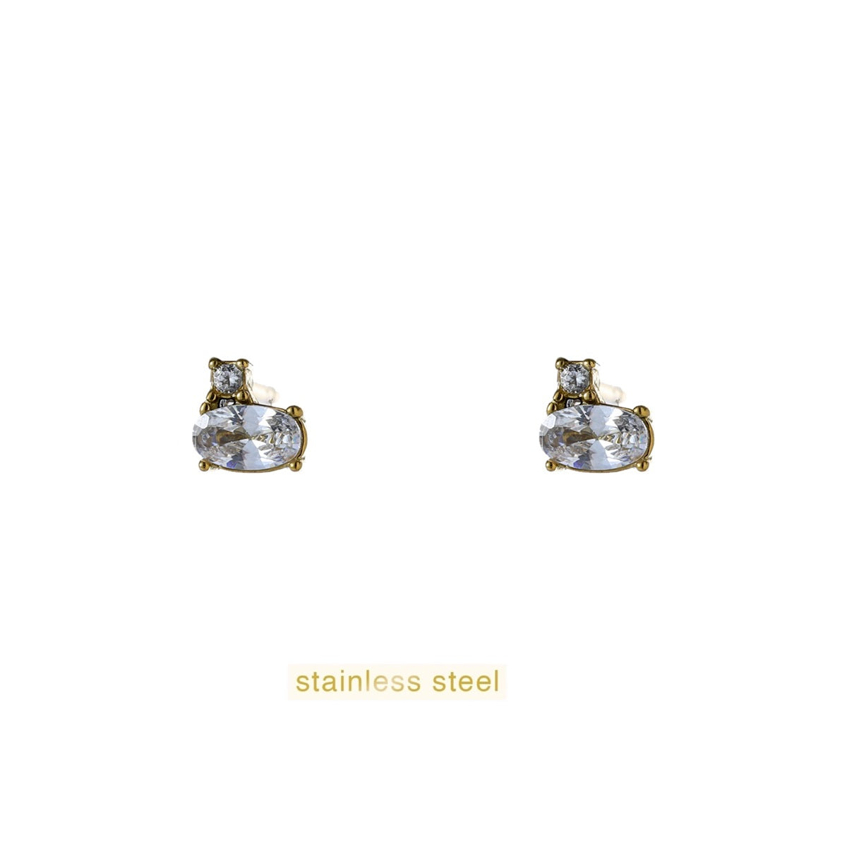 Day&Eve Sparkle Moon Stud