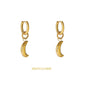 Day&Eve Triple Bead Hoop - gold CR