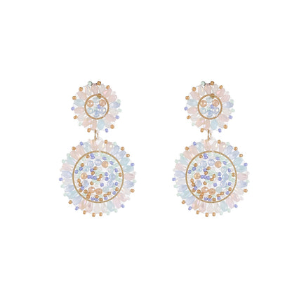 Day&Eve Lace Rounds Dangle- Pastel Party E60088-4
