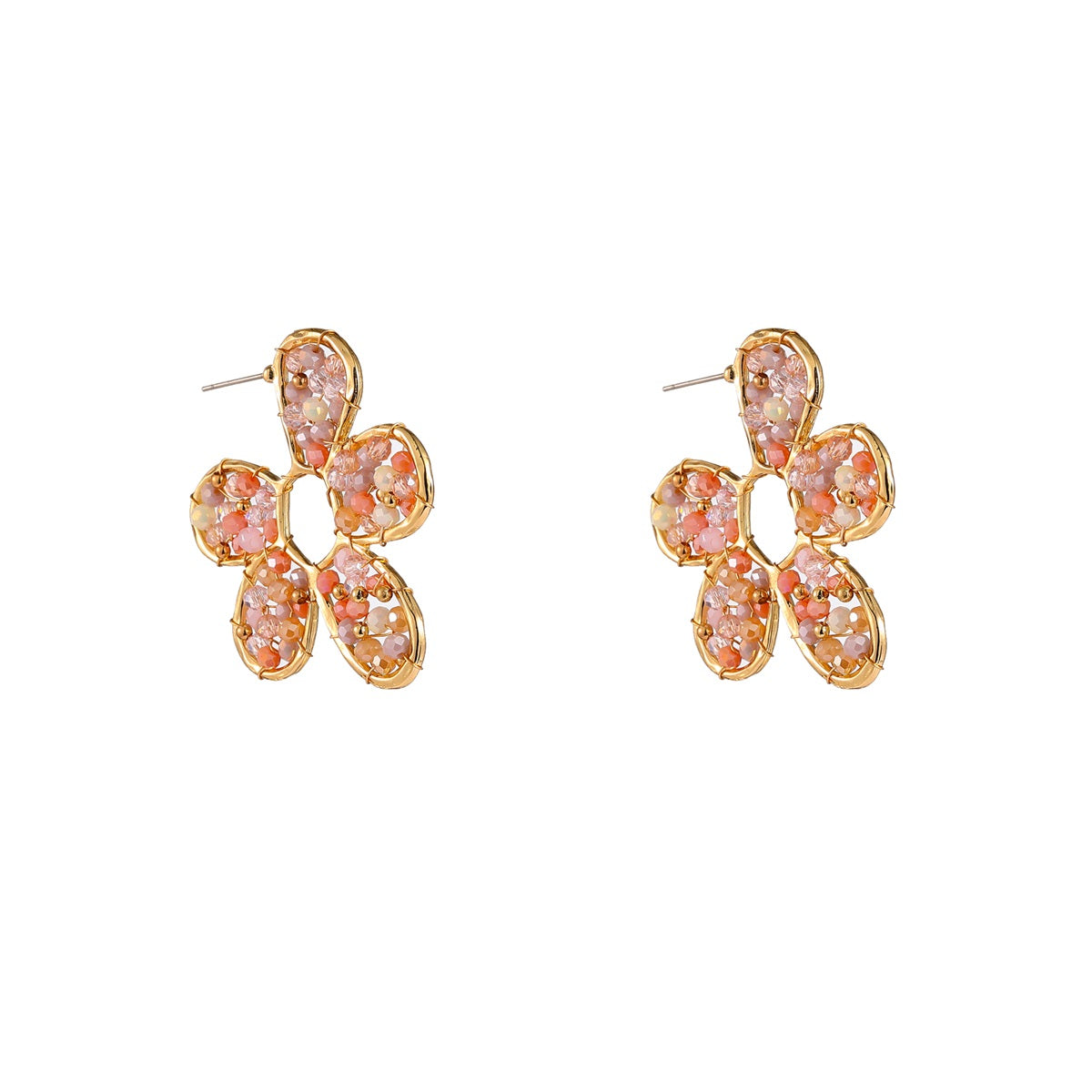 Day&Eve Flower Hoop - Pink Taupe