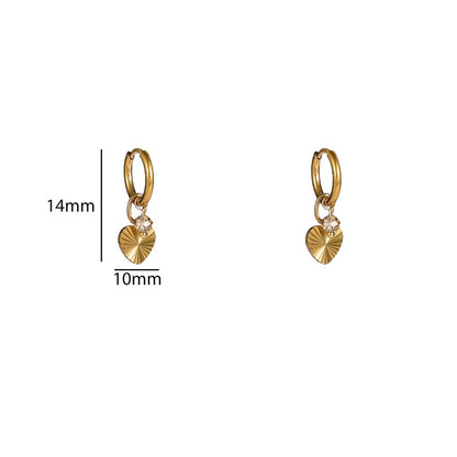 Day&Eve - Heart Bead Hoop