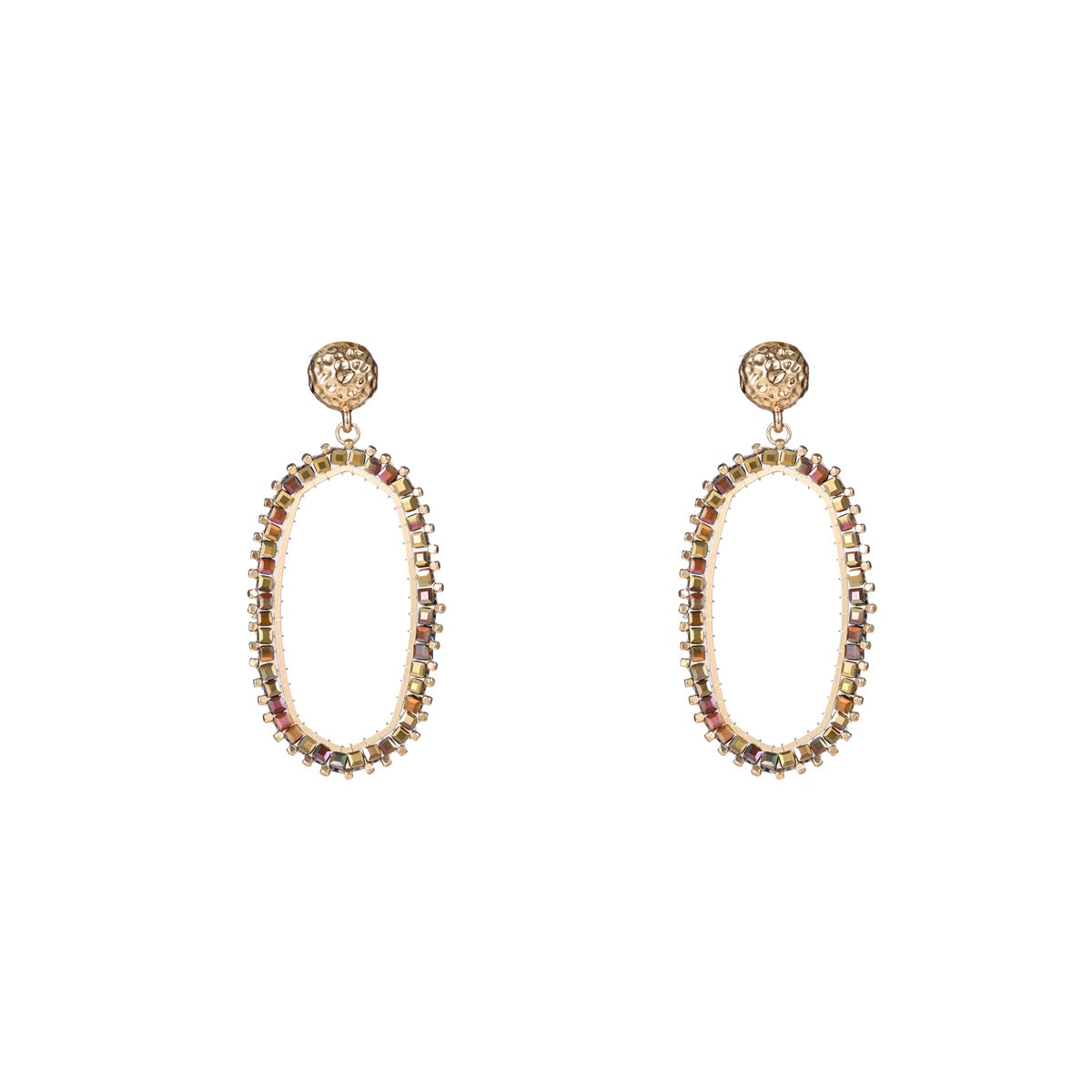 Day&Eve Hexagon Dangle - cinnamon
