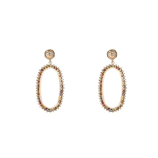 Day&Eve Hexagon Dangle - cinnamon