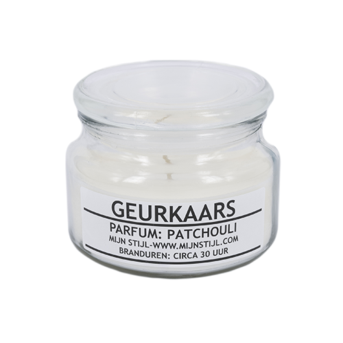 MijnStijl geurkaars glas Patchouli soja-basis
