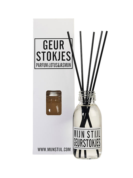 MijnStijl geurstokjes parfum Lotus Jasmijn