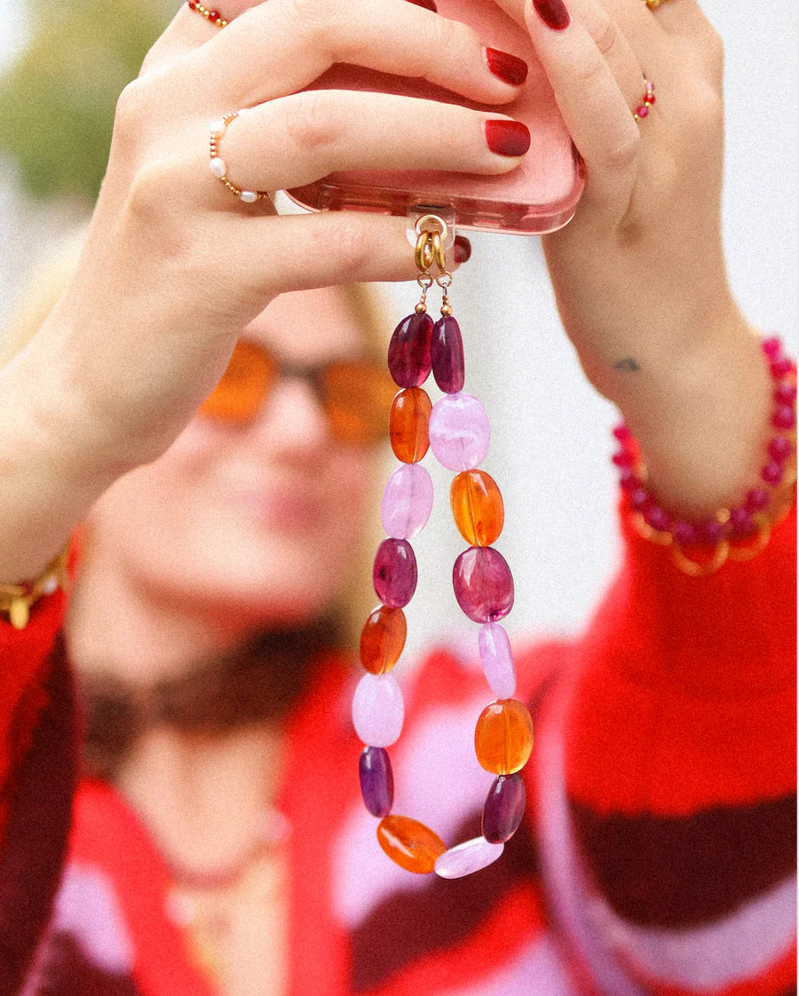 Telefoonkoord - Wild Violet